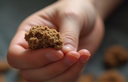 Hand checking product quality